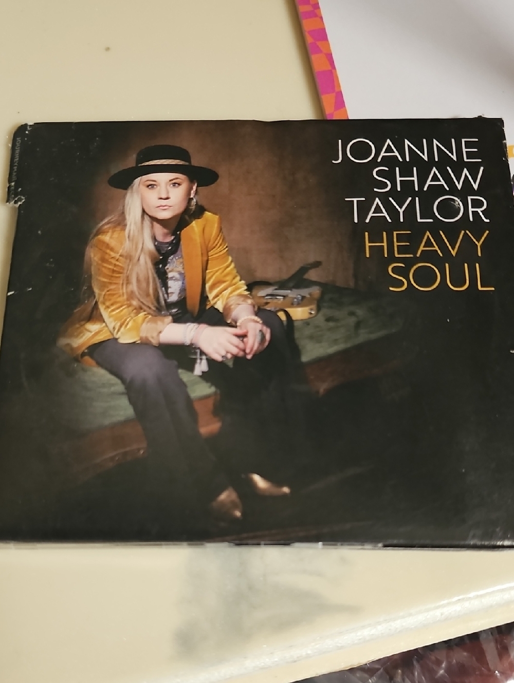 Joanne Shaw Taylor Heavy Soul Album Cover - Yellow Jacket